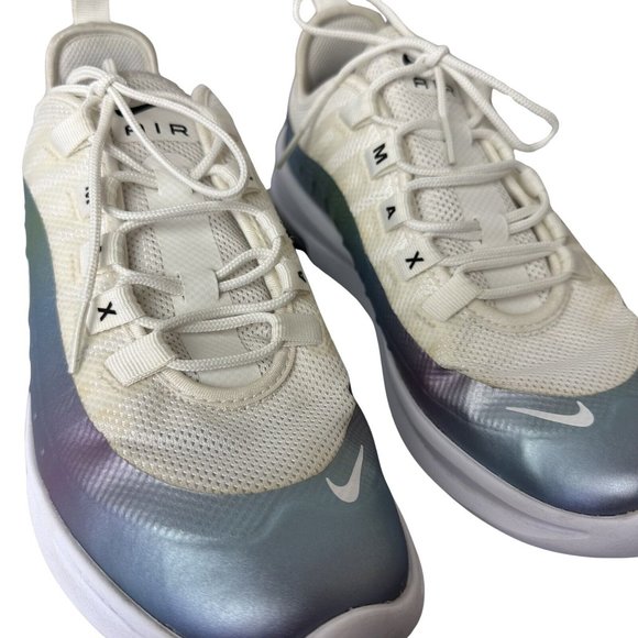 Nike Air Max Axis GS Low Size 6.5Y White/Light Blue‎ Chameleon  AH5222-106 - Picture 6 of 11